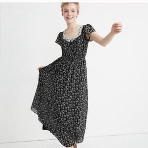 Madewell ditsy flower midi dress